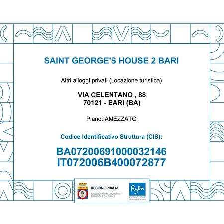 Saint George's House 2 Apartment Bari